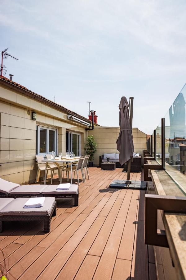 Apartament Lujoso Atico Entre 2 Playas Con Garaje, Terraza, Vistas Y Wifi Gijón Zewnętrze zdjęcie